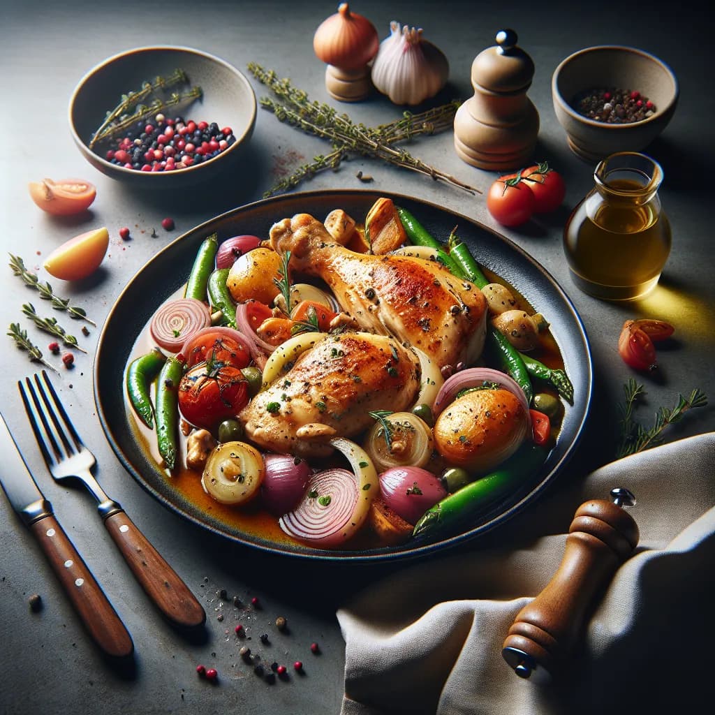 French Style Chicken Fricassee