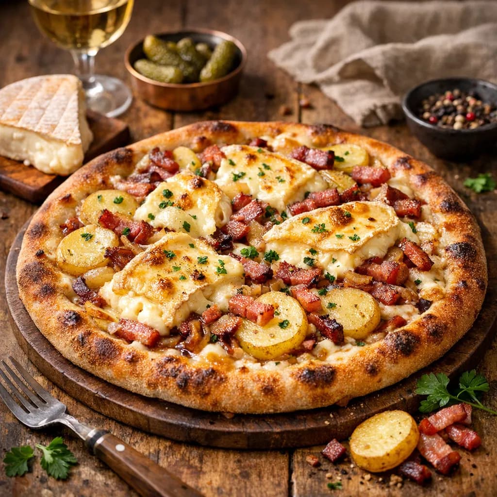French Tartiflette Pizza