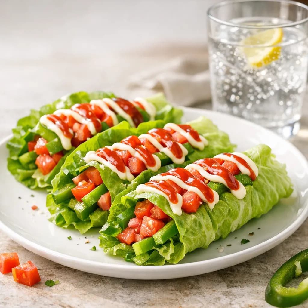 Fresh Veggie Lettuce Wraps