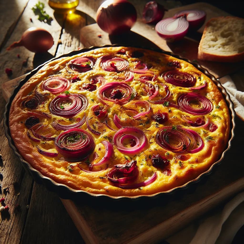 Frittata con Cipolla di Tropea