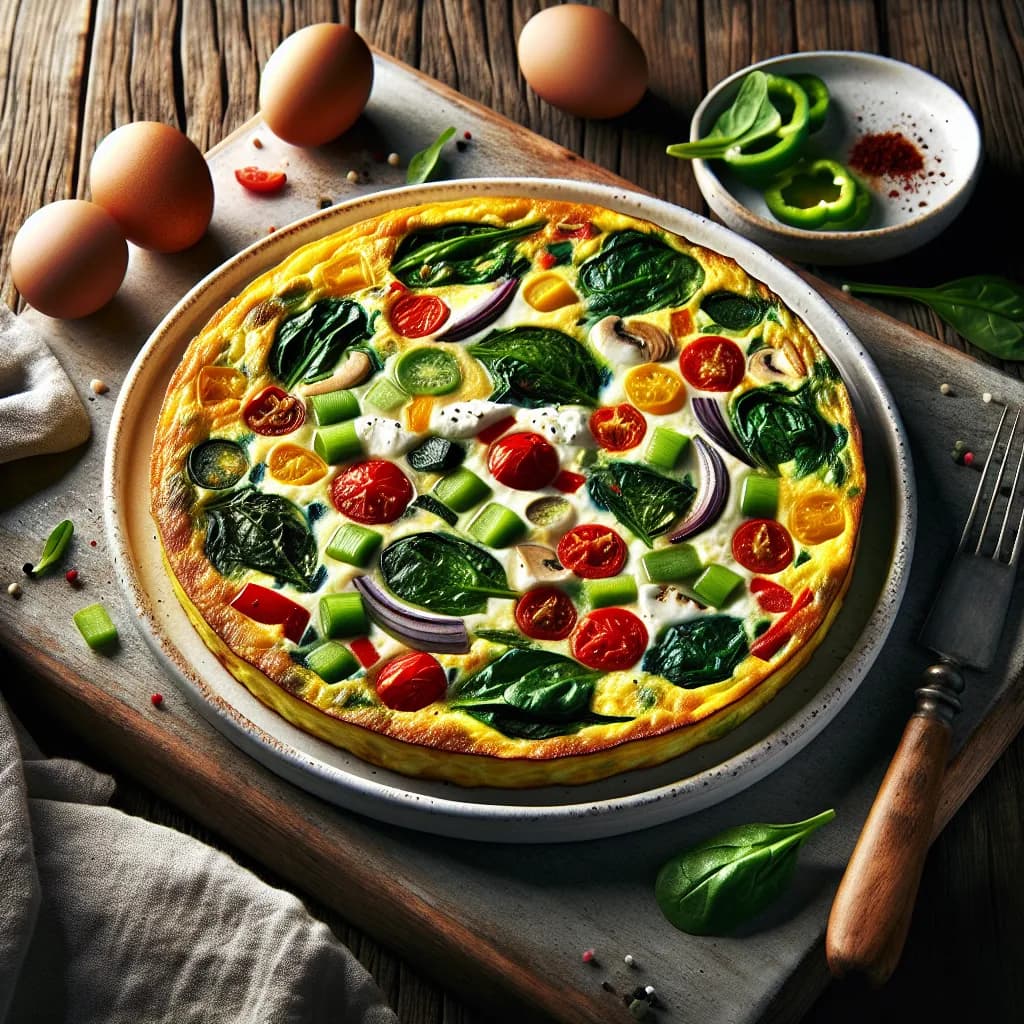Frittata di Albumi e Verdure