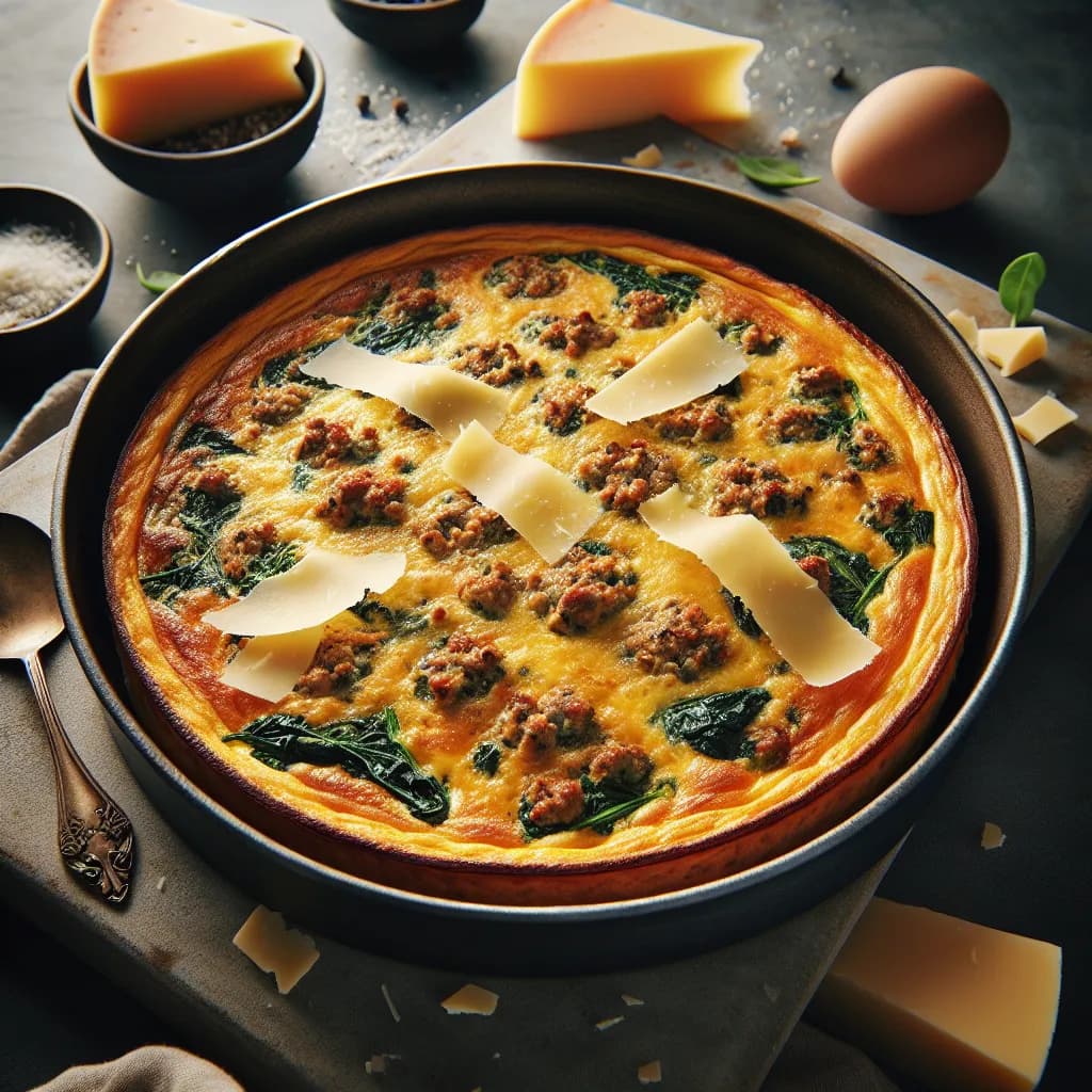 Frittata di Carne e Formaggio