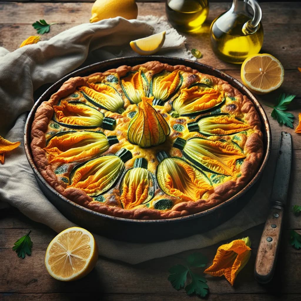Frittata di Fiori di Zucca