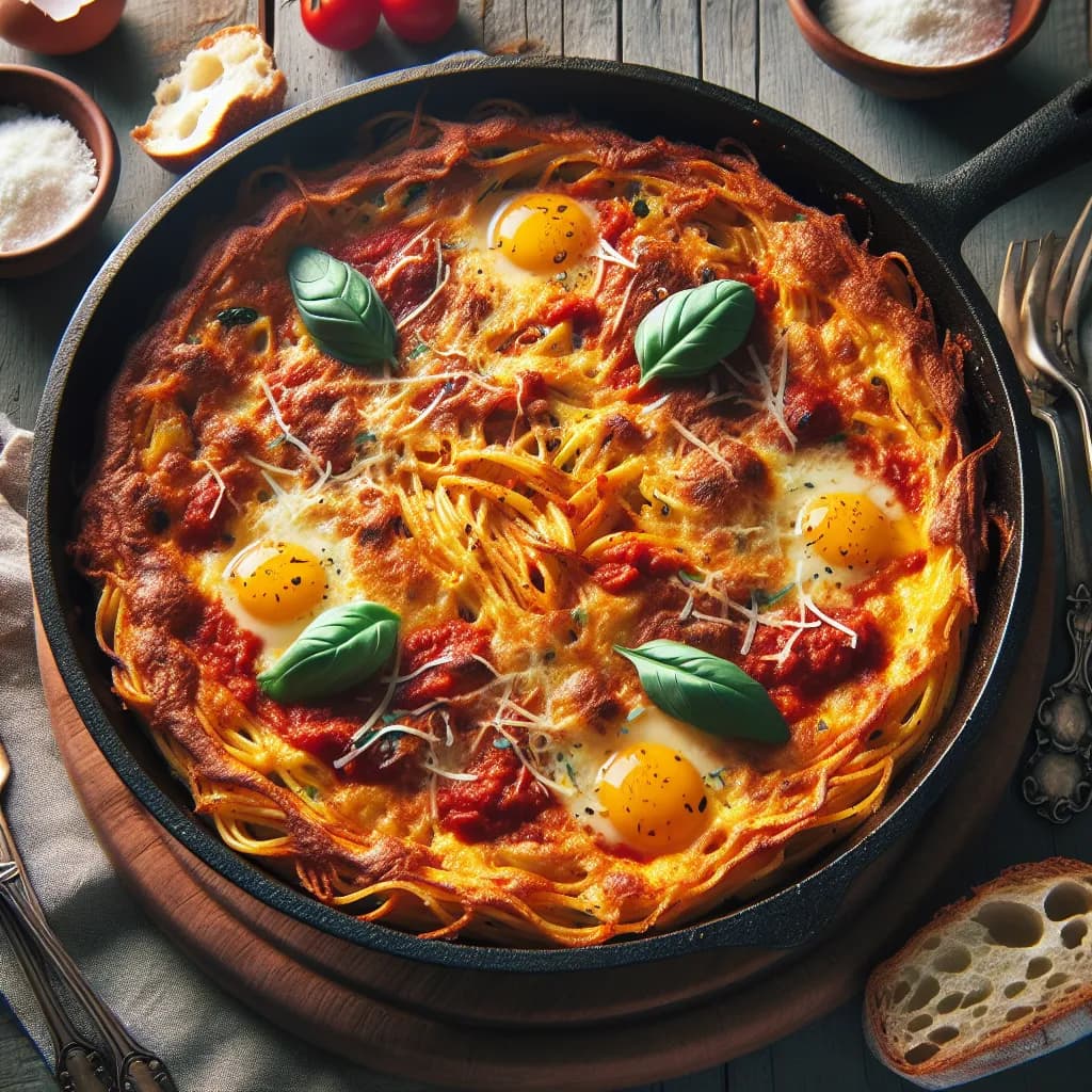 Frittata di Pasta alla Napoletana