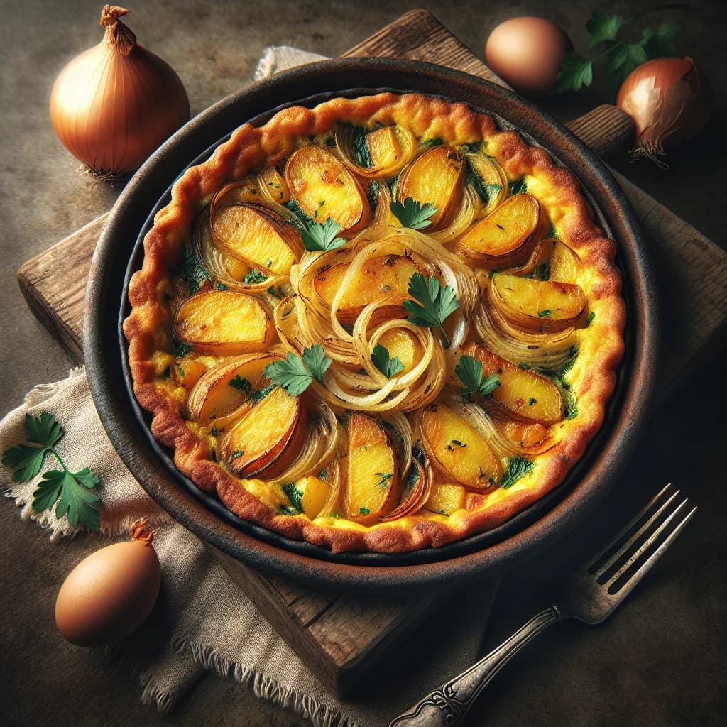 Frittata di Patate e Cipolla
