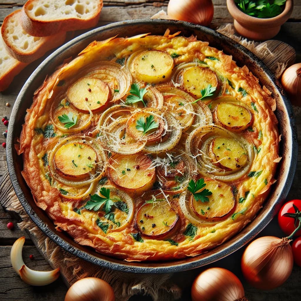 Frittata di Patate e Cipolla