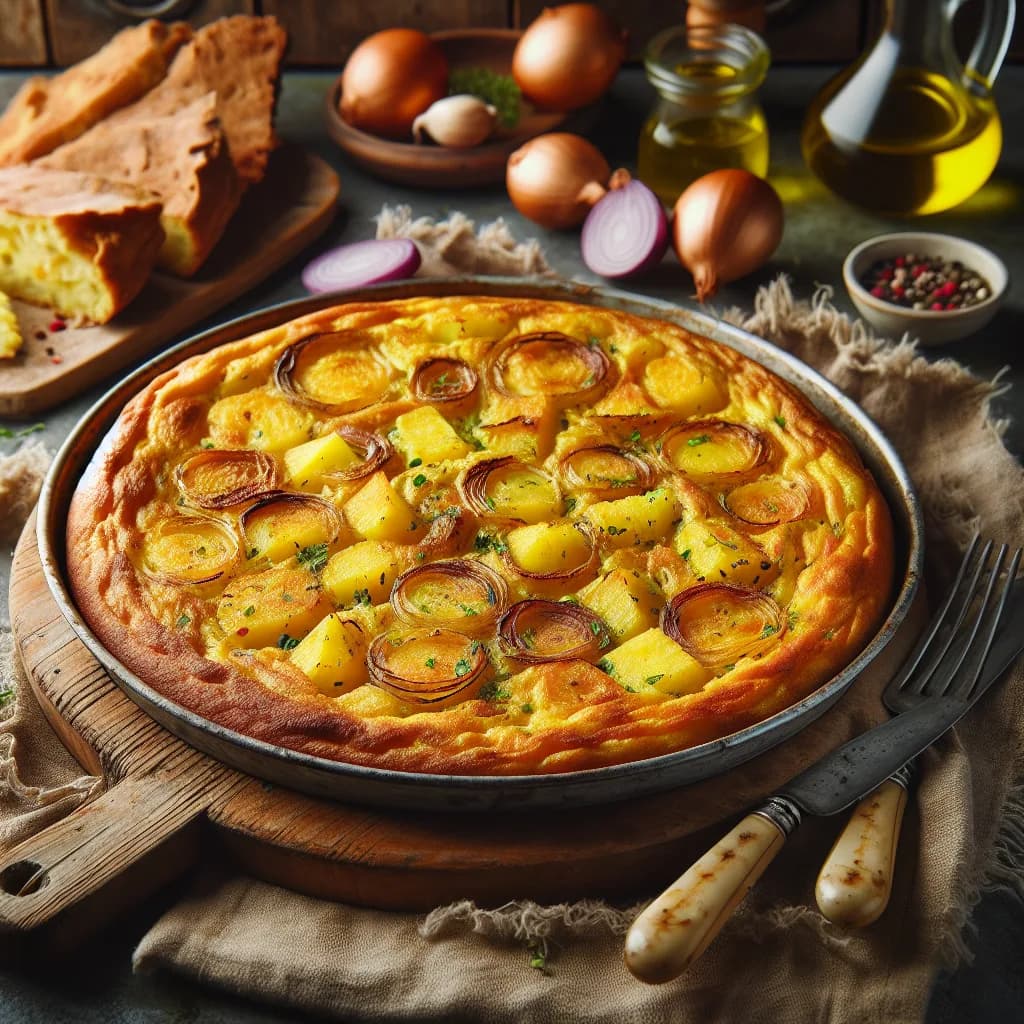Frittata di Patate e Cipolla