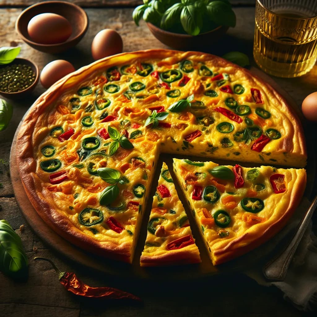 Frittata di Uova e Peperoni