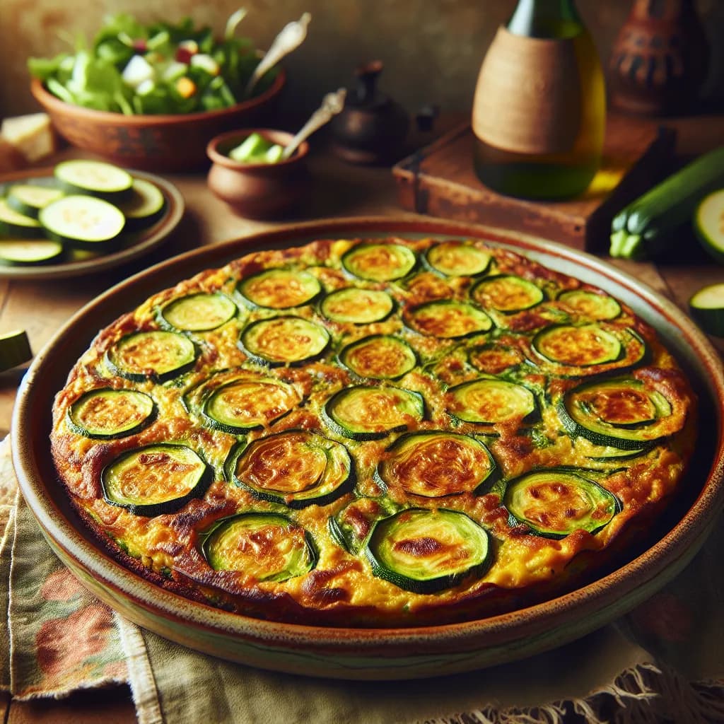 Frittata di Zucchine alla Sarda