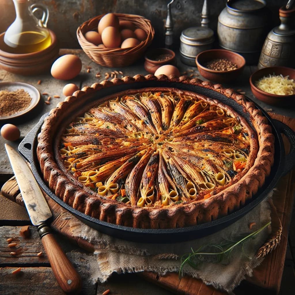 Frittata di pasta integrale
