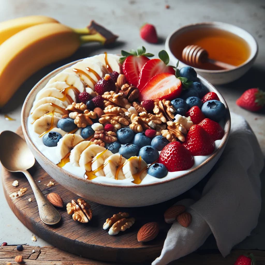 Fruit and Nut Breakfast Bowl