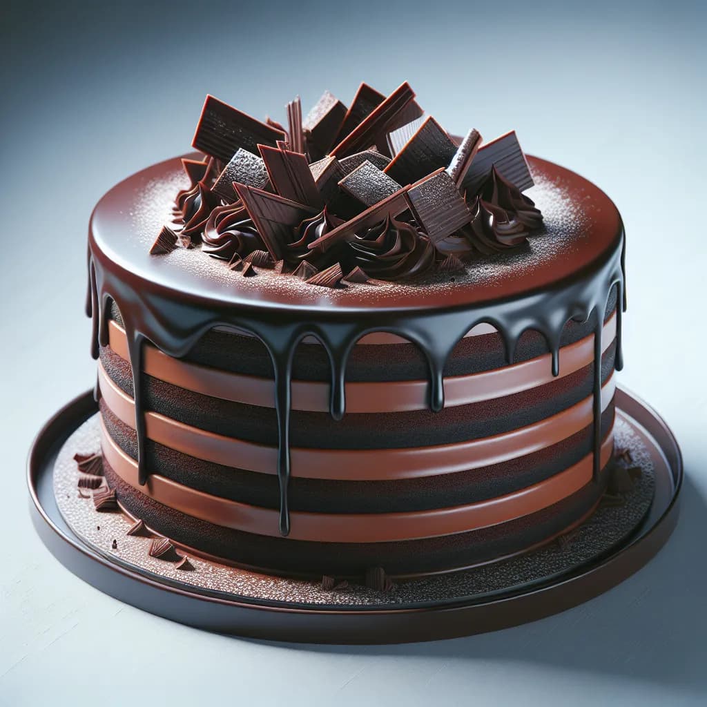 Gâteau à étages au chocolat