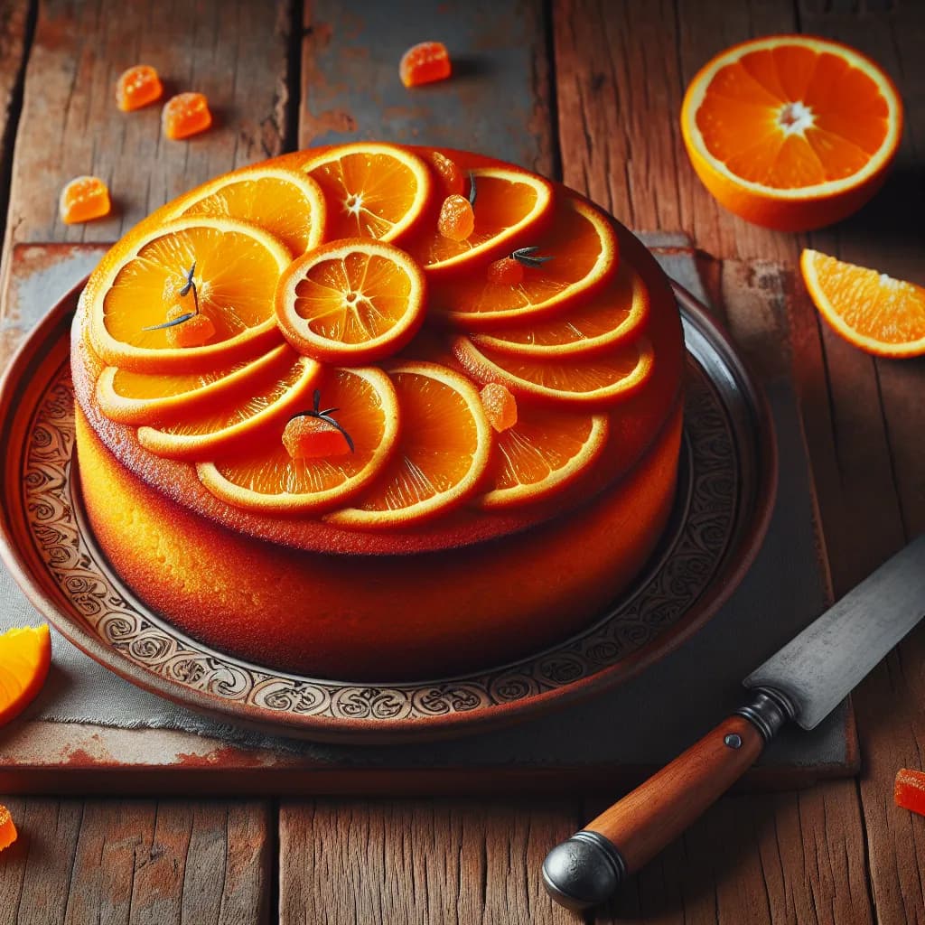 Gâteau à l'Orange Vegan
