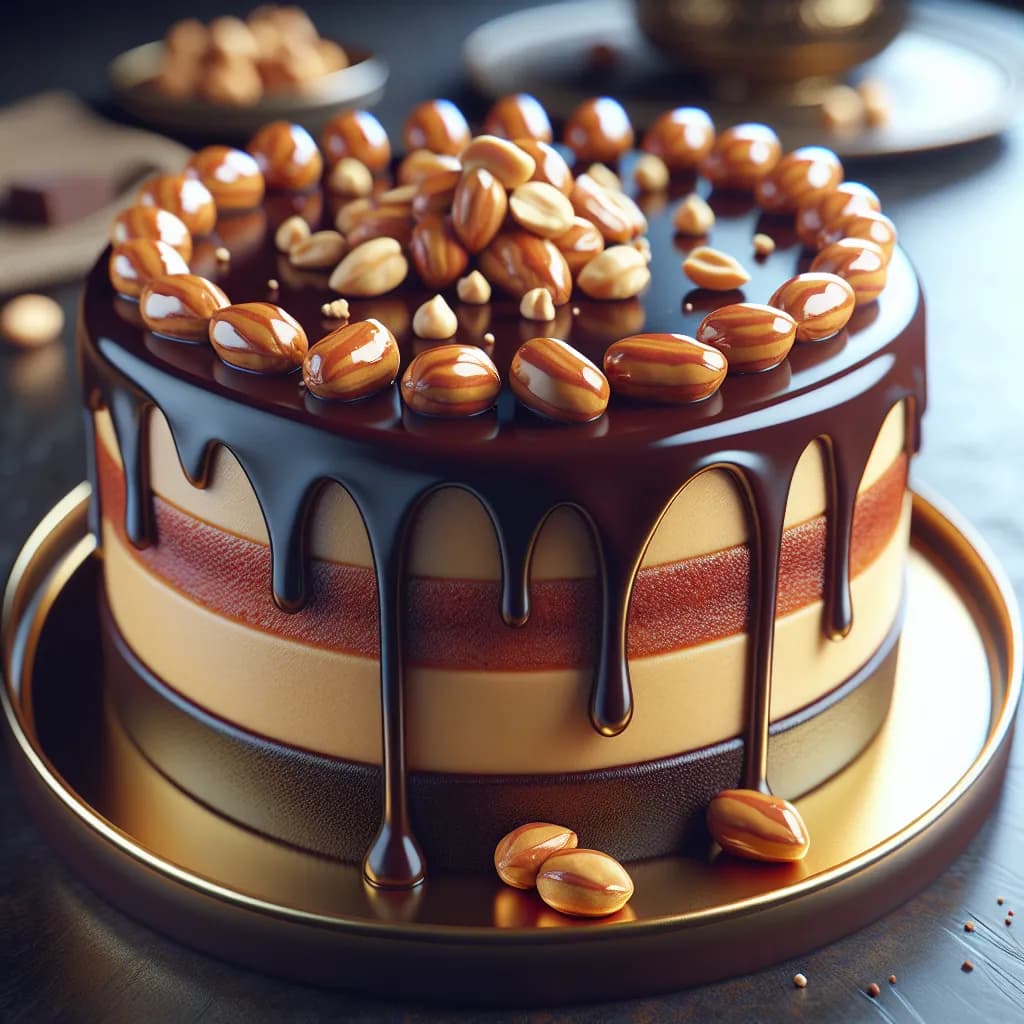 Gâteau au Beurre de Cacahuète et Chocolat