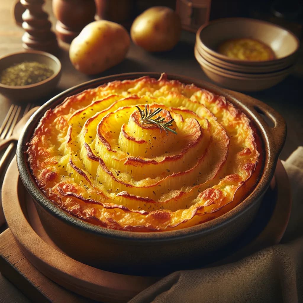 Gänsefett Kartoffelgratin