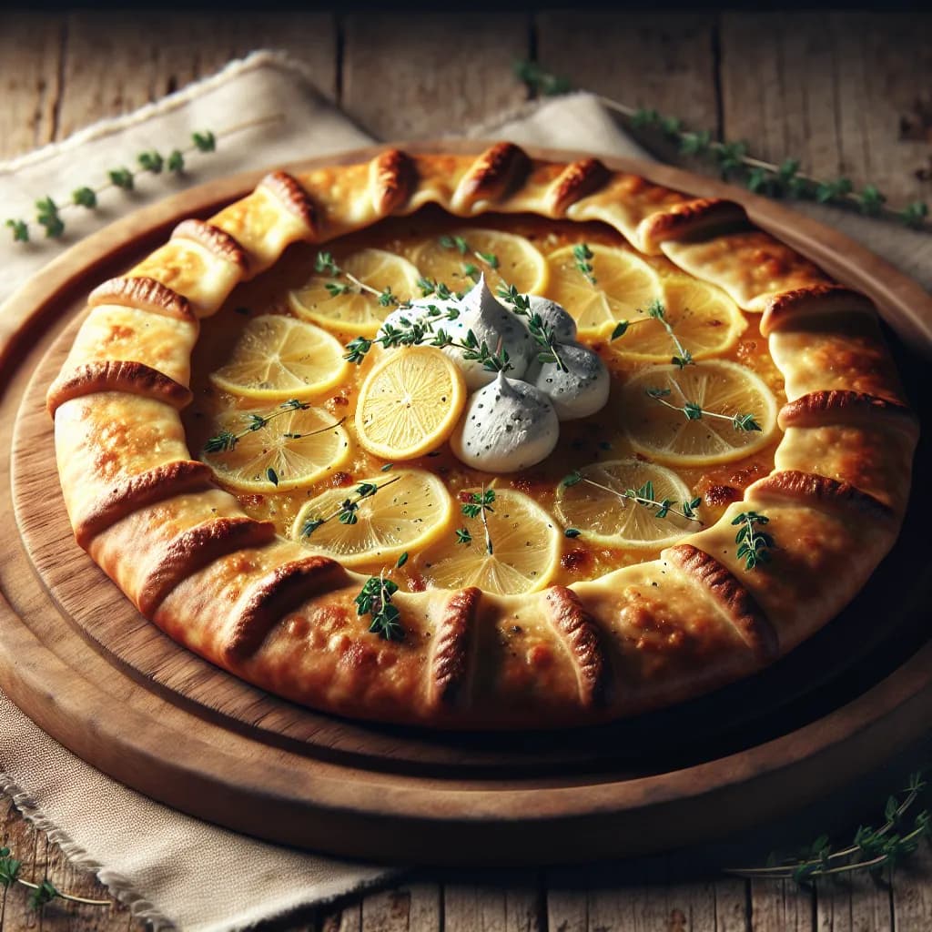 Galette au Chèvre et Citron