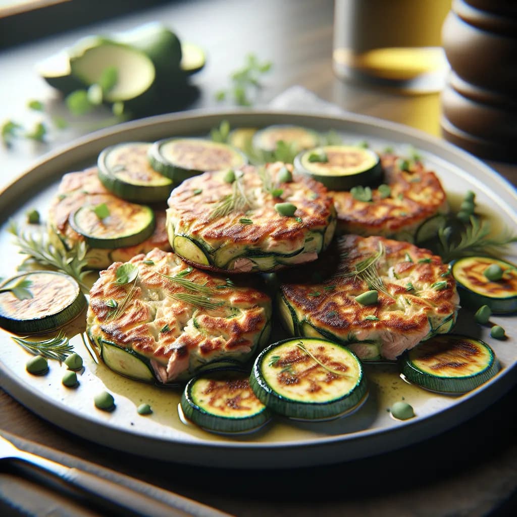 Galettes de Thon et Courgette