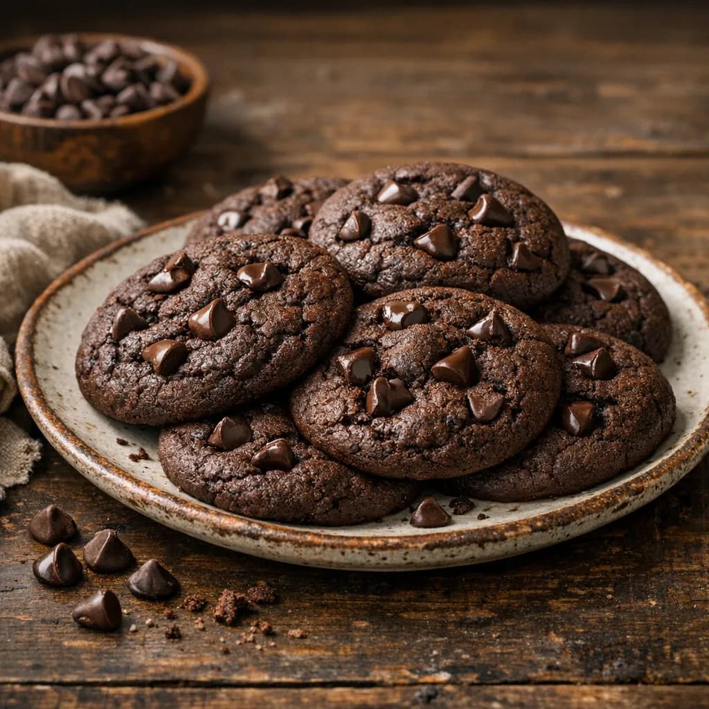 Galletas de Pastel de Chocolate