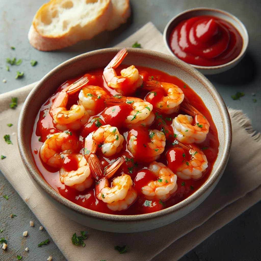 Gamberetti in Salsa di Ketchup