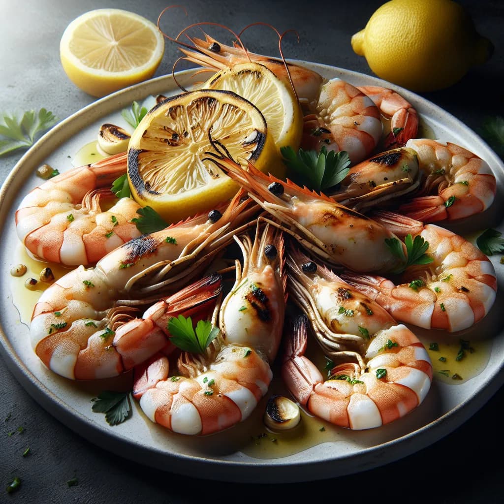 Gamberi alla Griglia