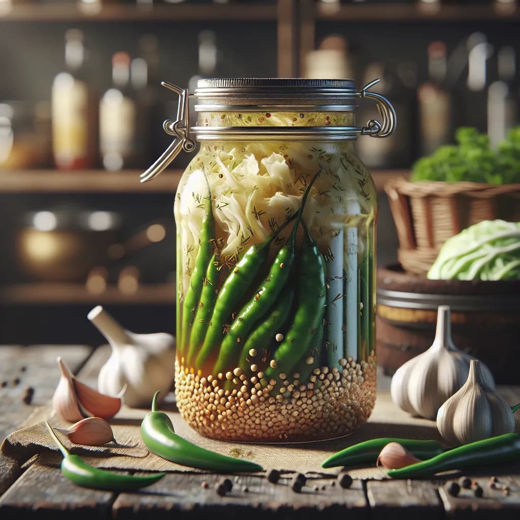 Garlic Cabbage-Core Pickle