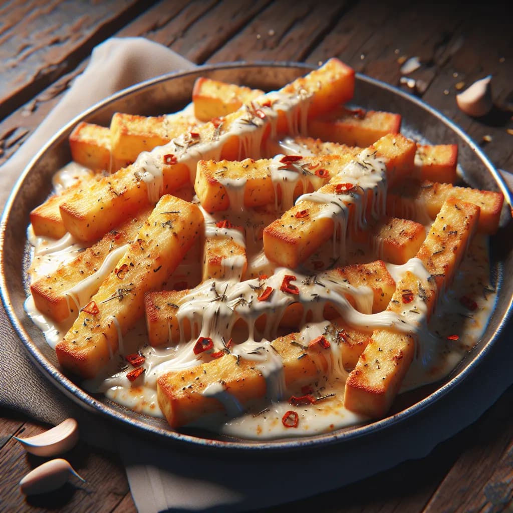 Garlic Cheese Bread Strips