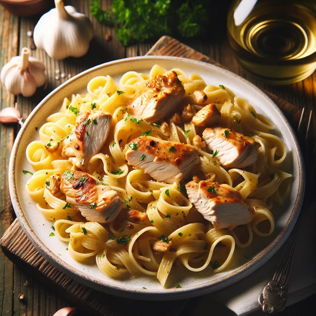 Garlic Chicken Pasta
