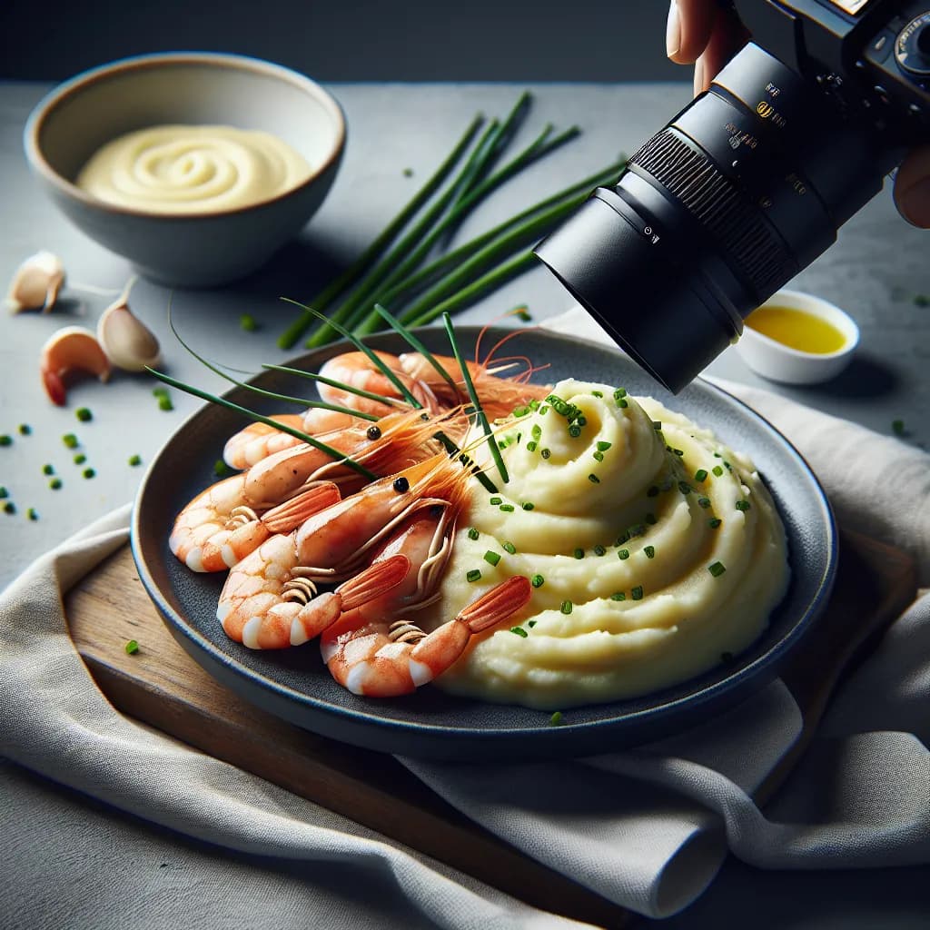 Garlic Shrimp with Creamy Mashed Potatoes