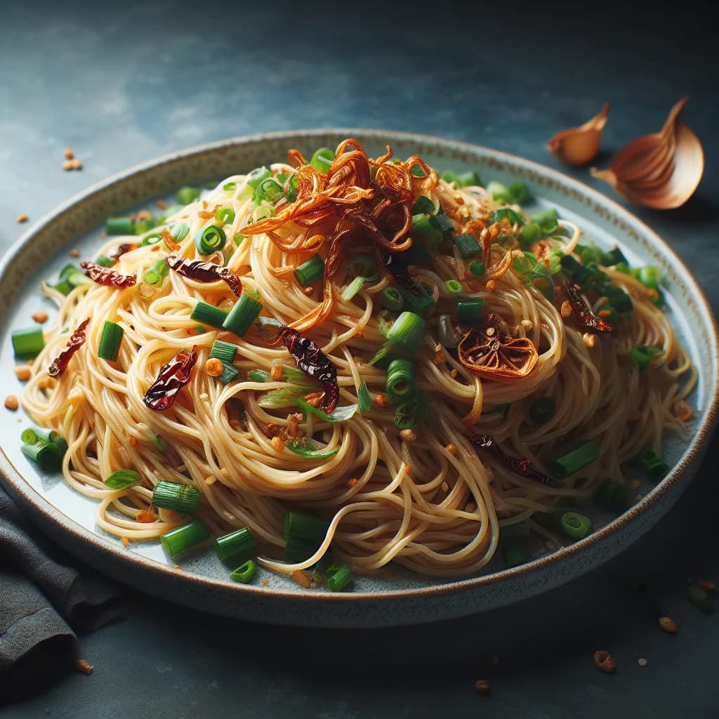 Garlic Soy Vermicelli Stir-Fry