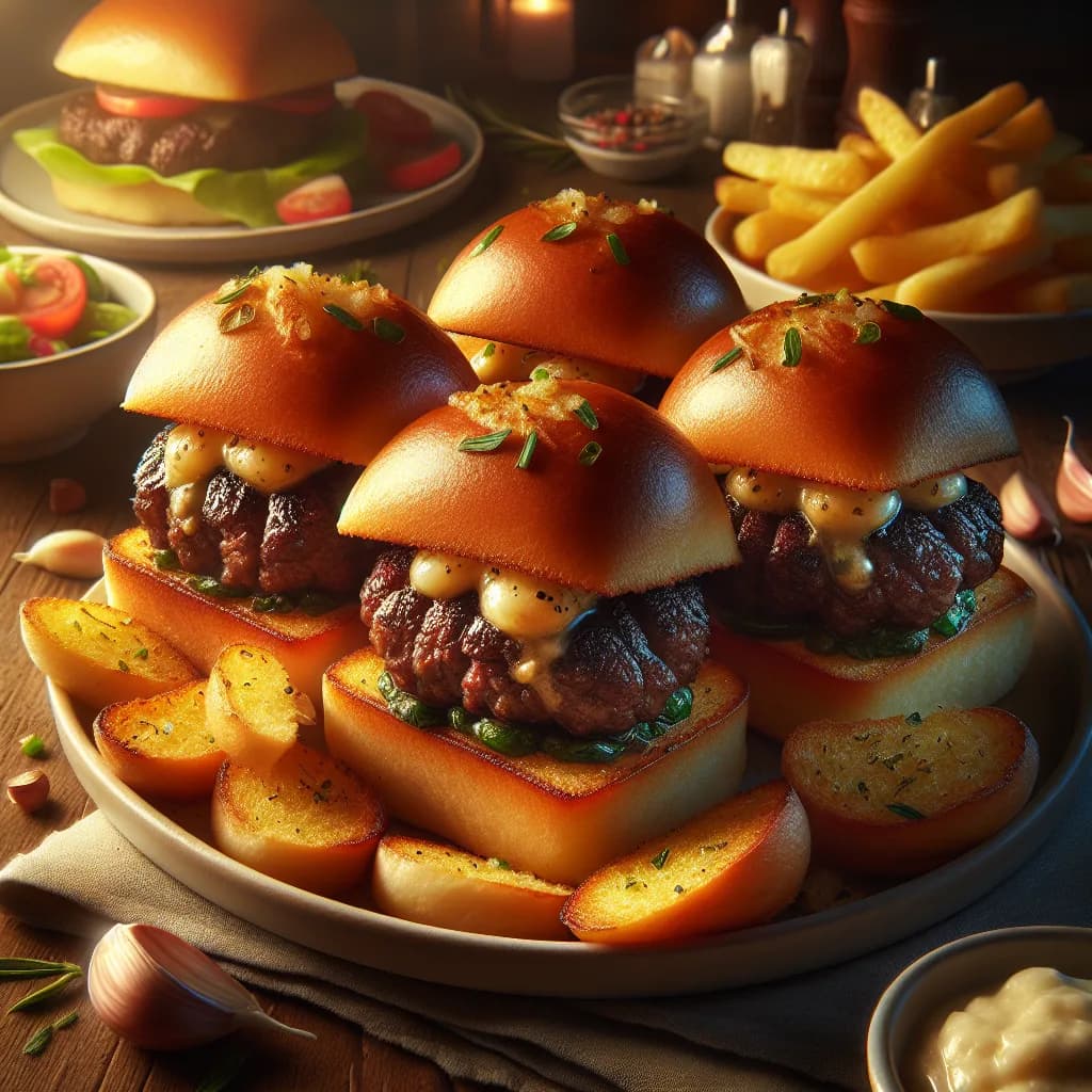 Garlic Toast Beef Sliders