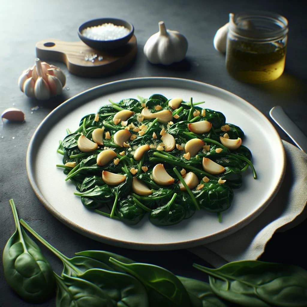 Garlic and Spinach Sauté