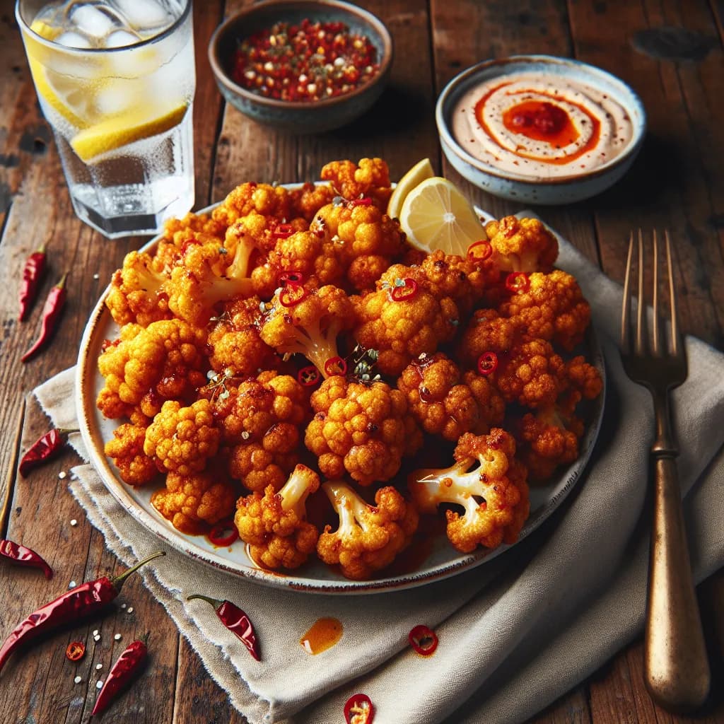 Gatorade Spicy Fried Cauliflower