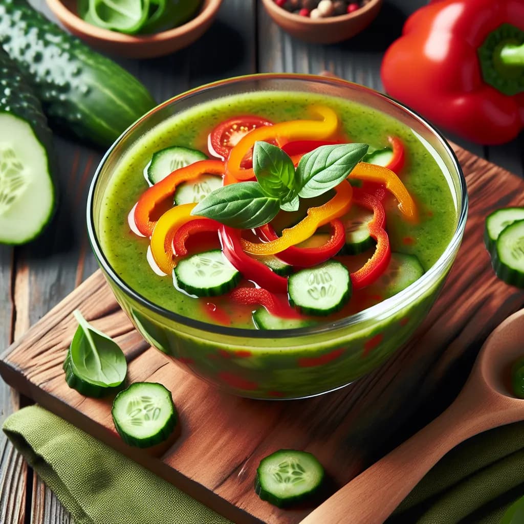 Gazpacho di Cetriolo e Peperone
