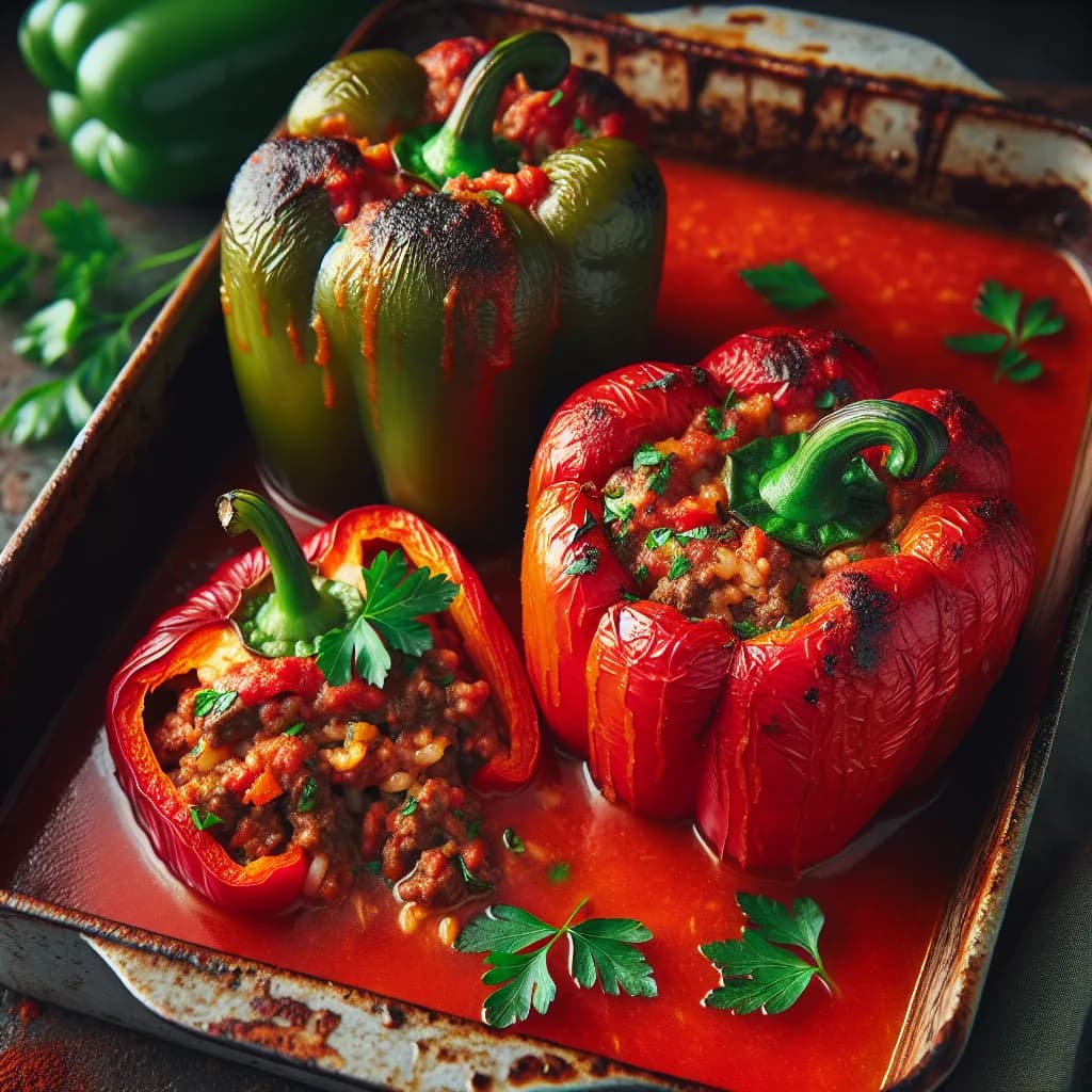 Gefüllte Paprika