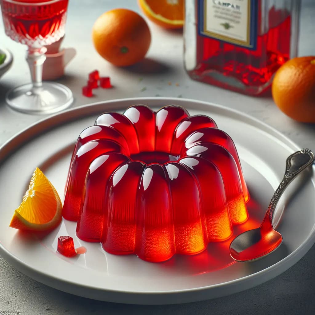 Gelatina al Campari