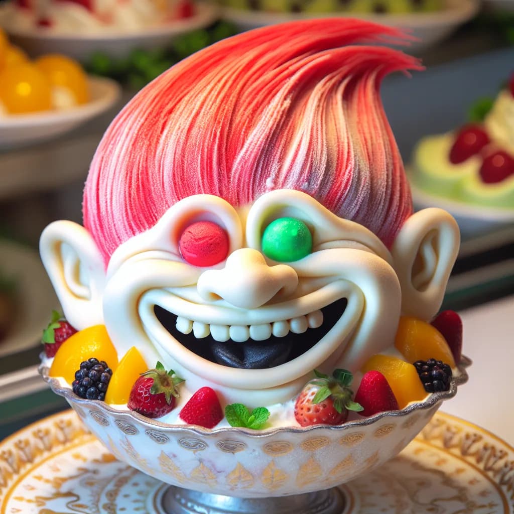 Gelato Viso da Troll