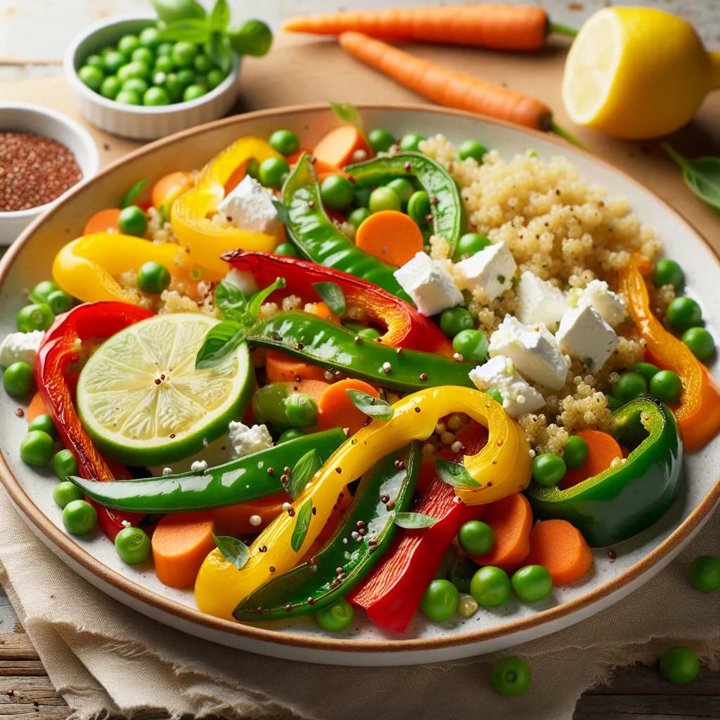 Gemüsepfanne mit Quinoa