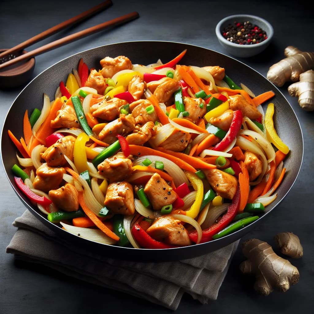 Ginger Chicken Stir-Fry
