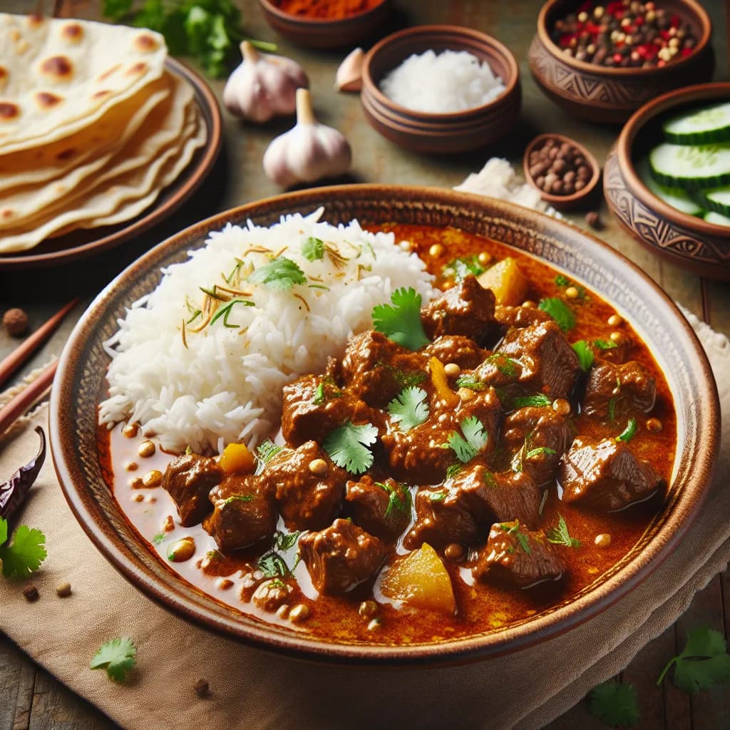 Ginger Garlic Beef Curry