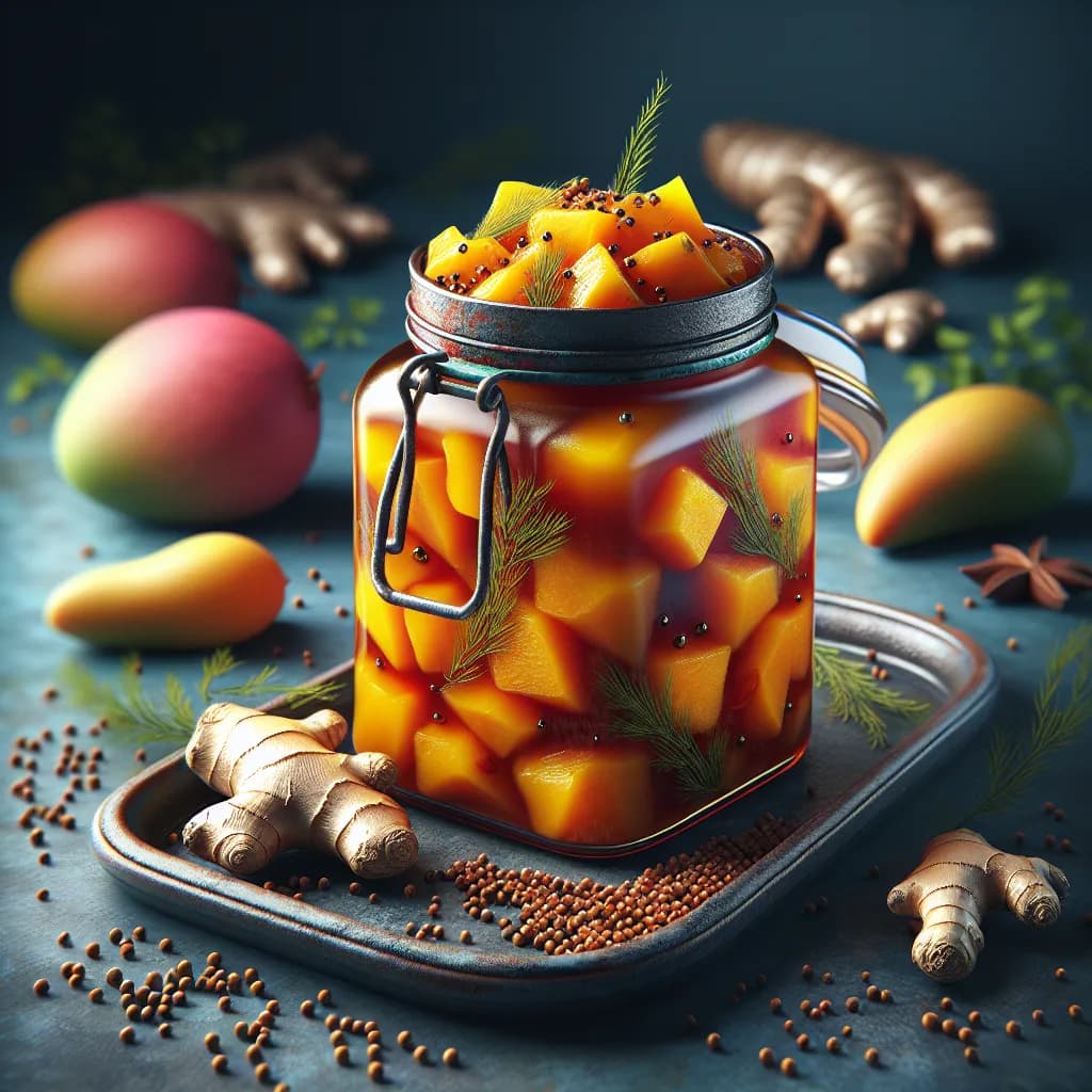 Ginger Mango Pickle