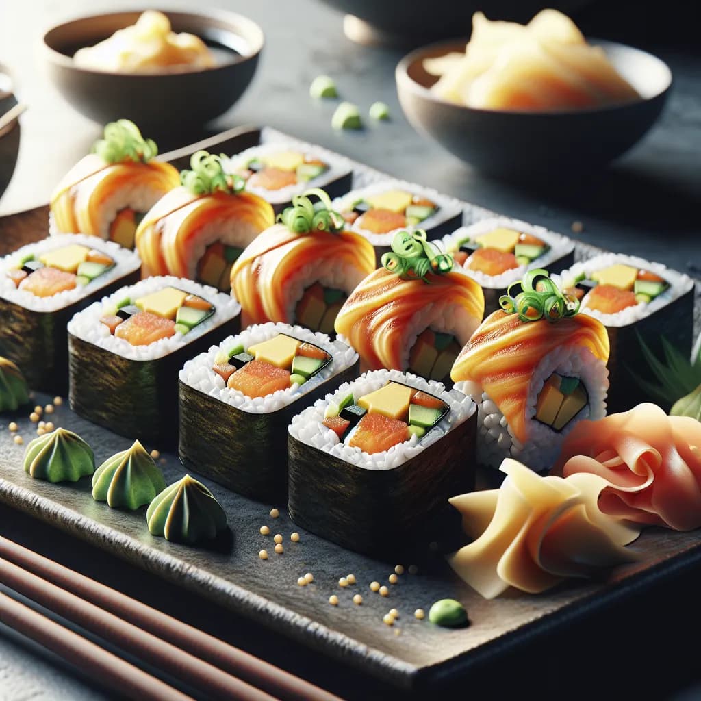 Ginger Soy Sushi Rolls