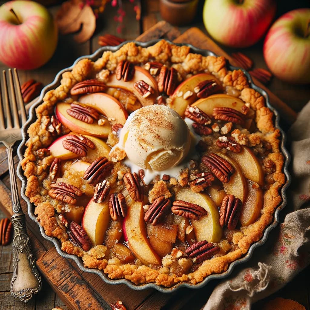 Gluten-Free Apple Pecan Crisp