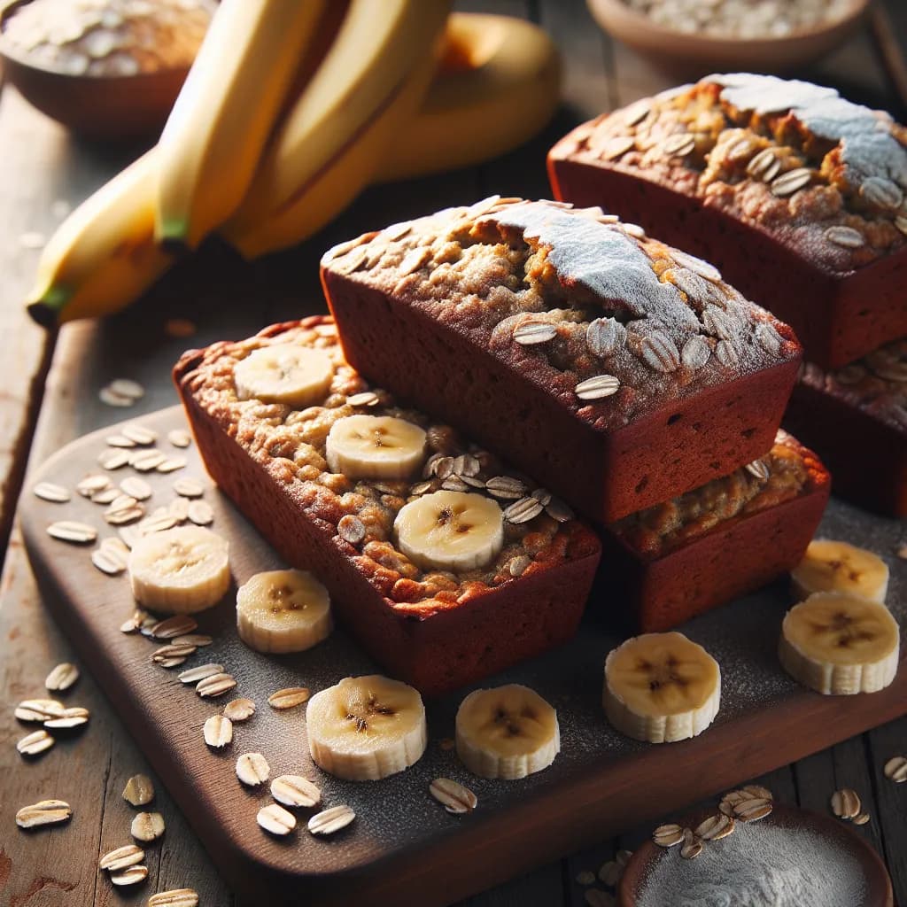 Gluten-Free Banana Oat Mini Breads