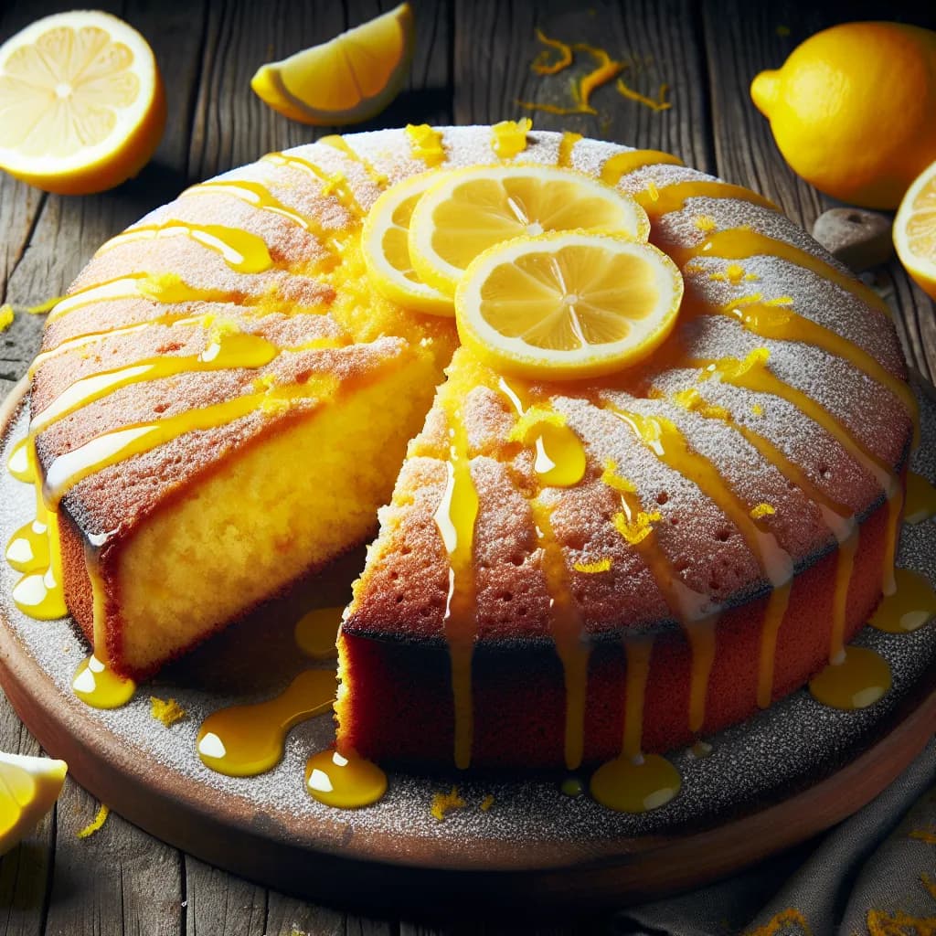 Gluten-Free Lemon Drizzle Cake