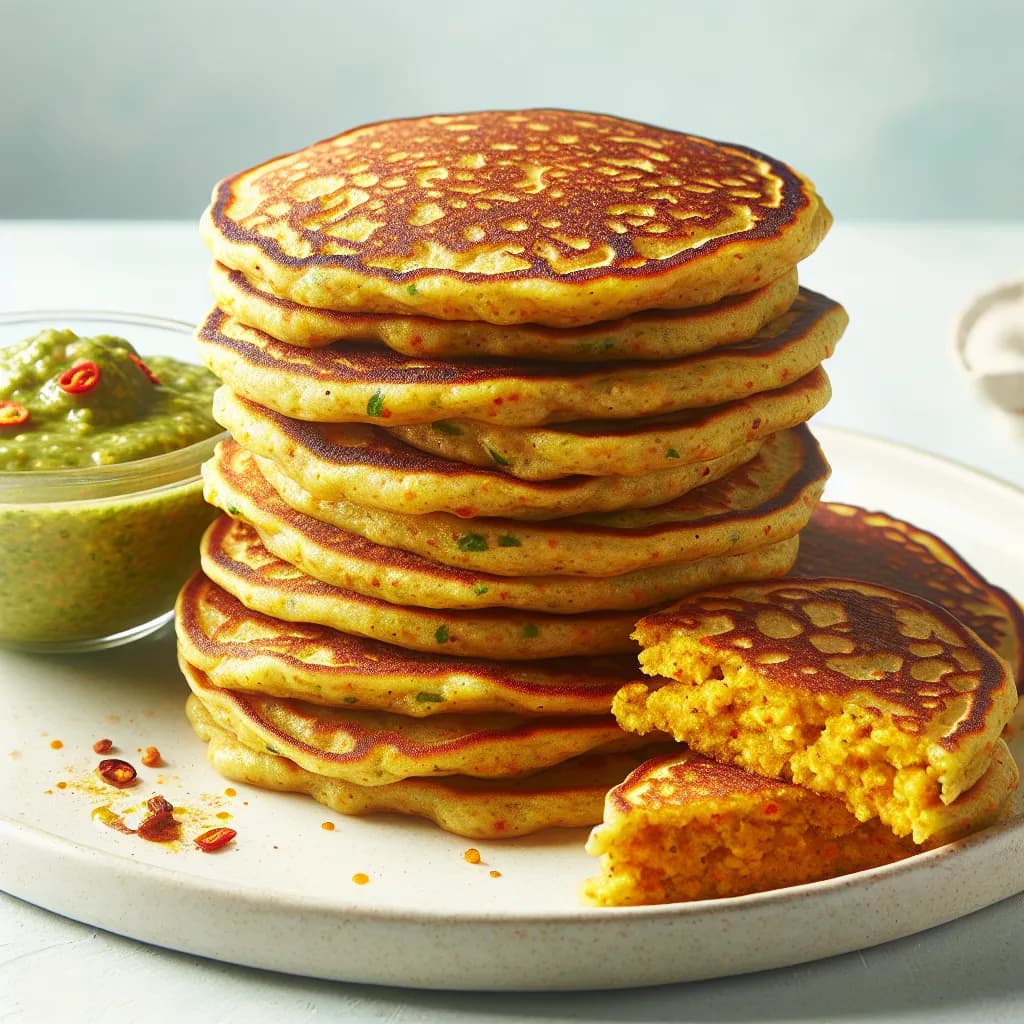 Gluten-Free Spicy Chickpea Pancakes