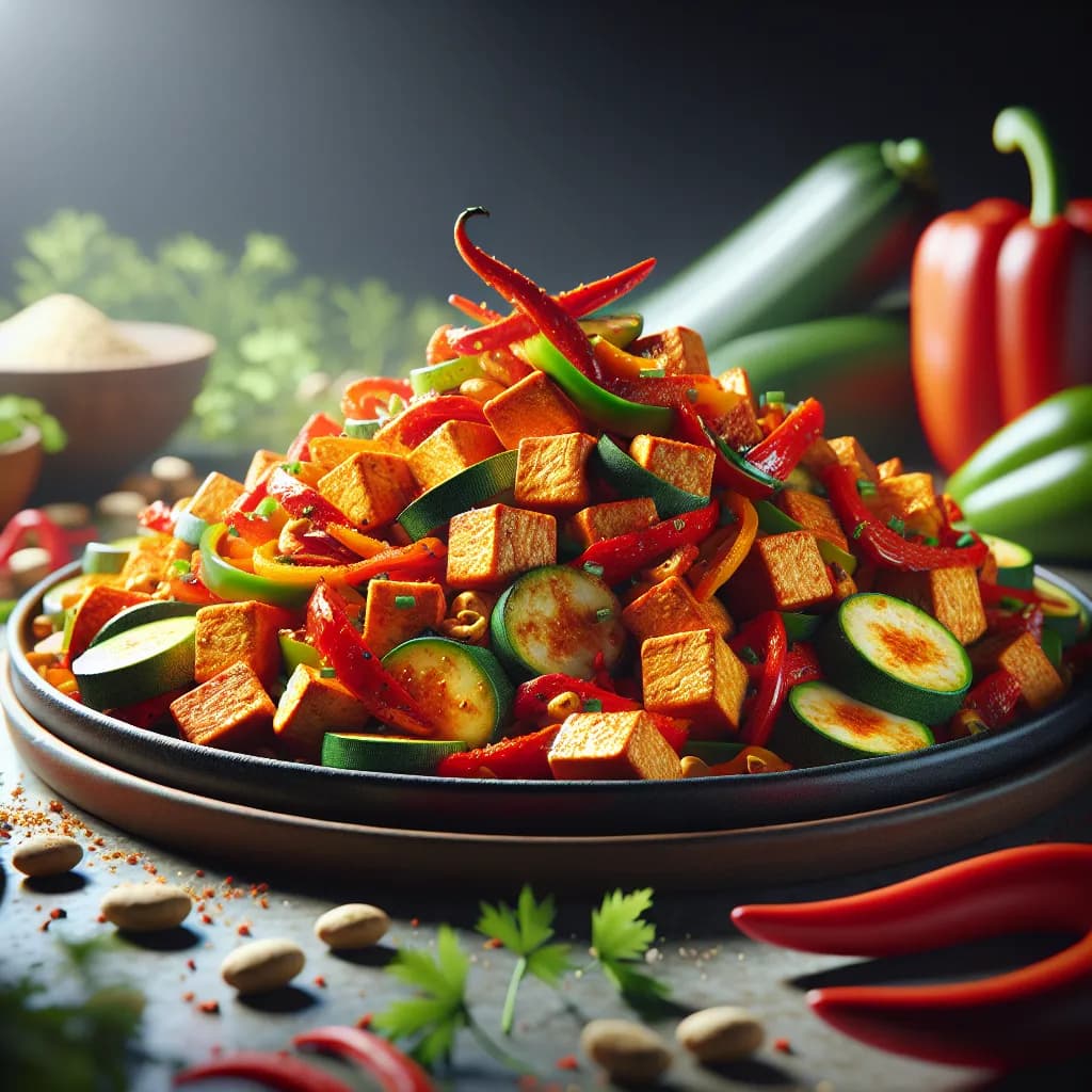 Gluten-Free Spicy Tofu Stir-Fry