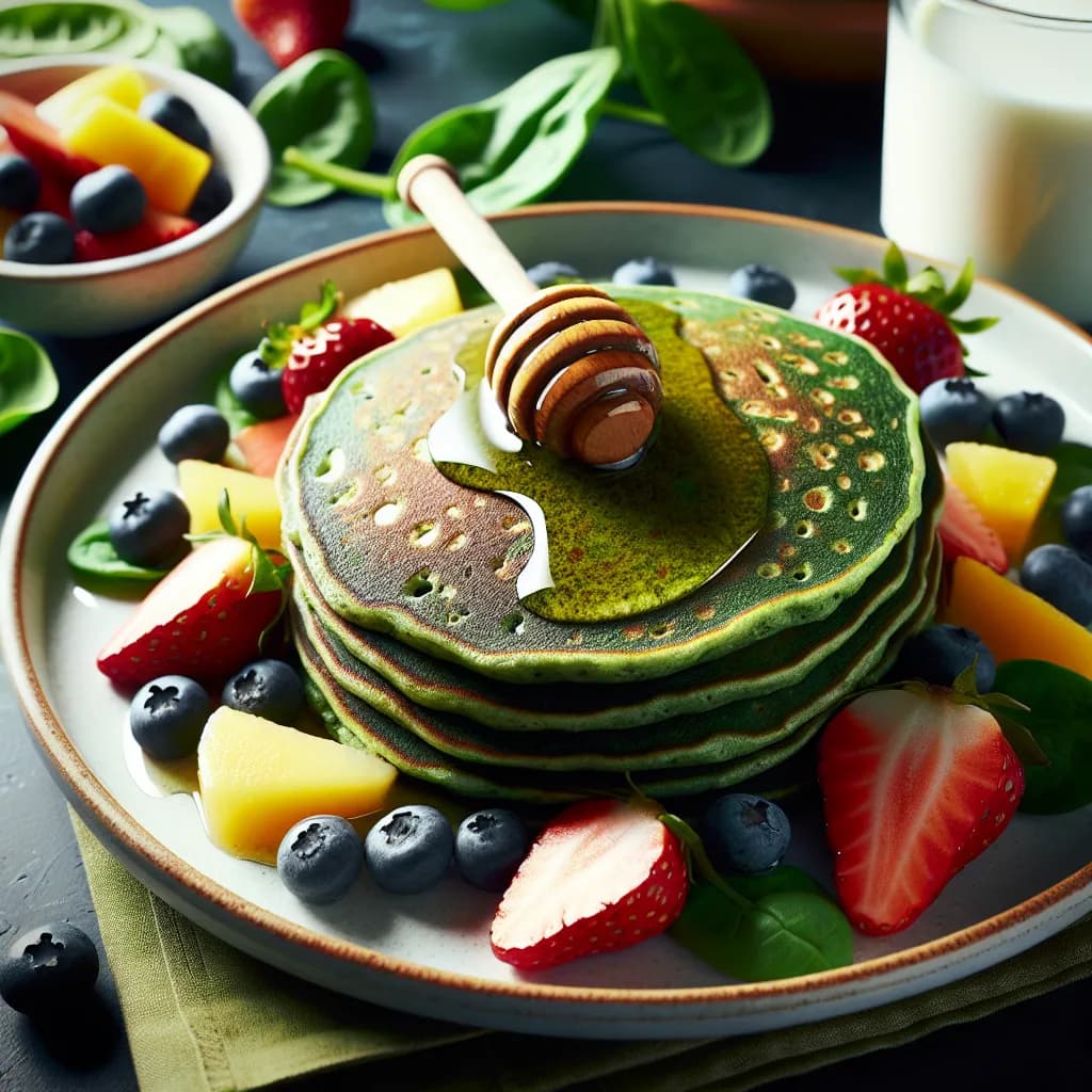 Gluten-Free Spinach Pancakes