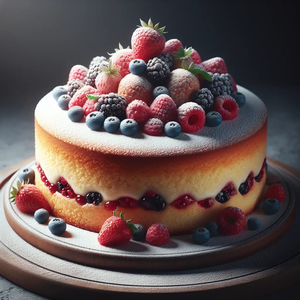 Gluten-Free Vanilla Sponge Cake
