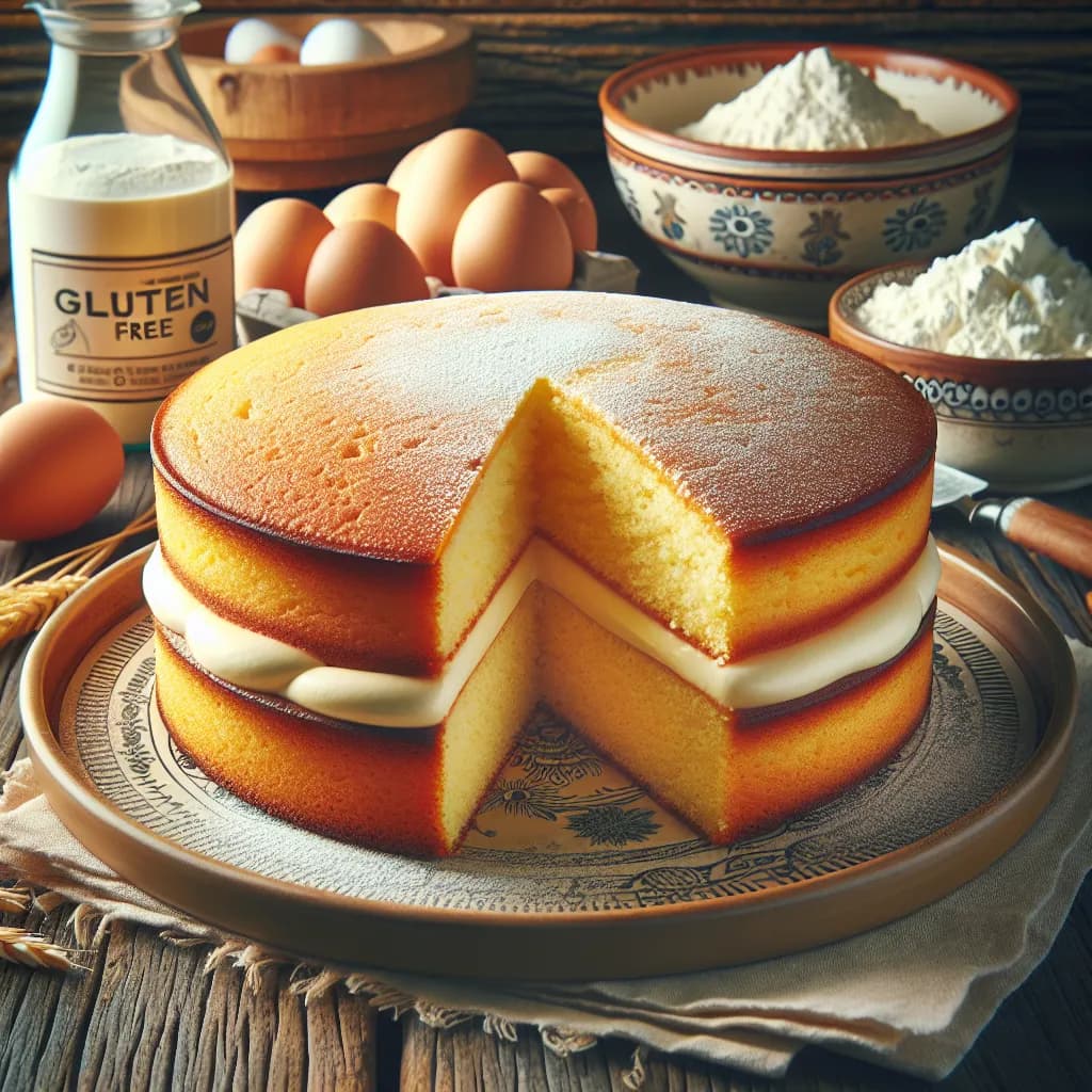 Gluten-Free Vanilla Sponge Cake