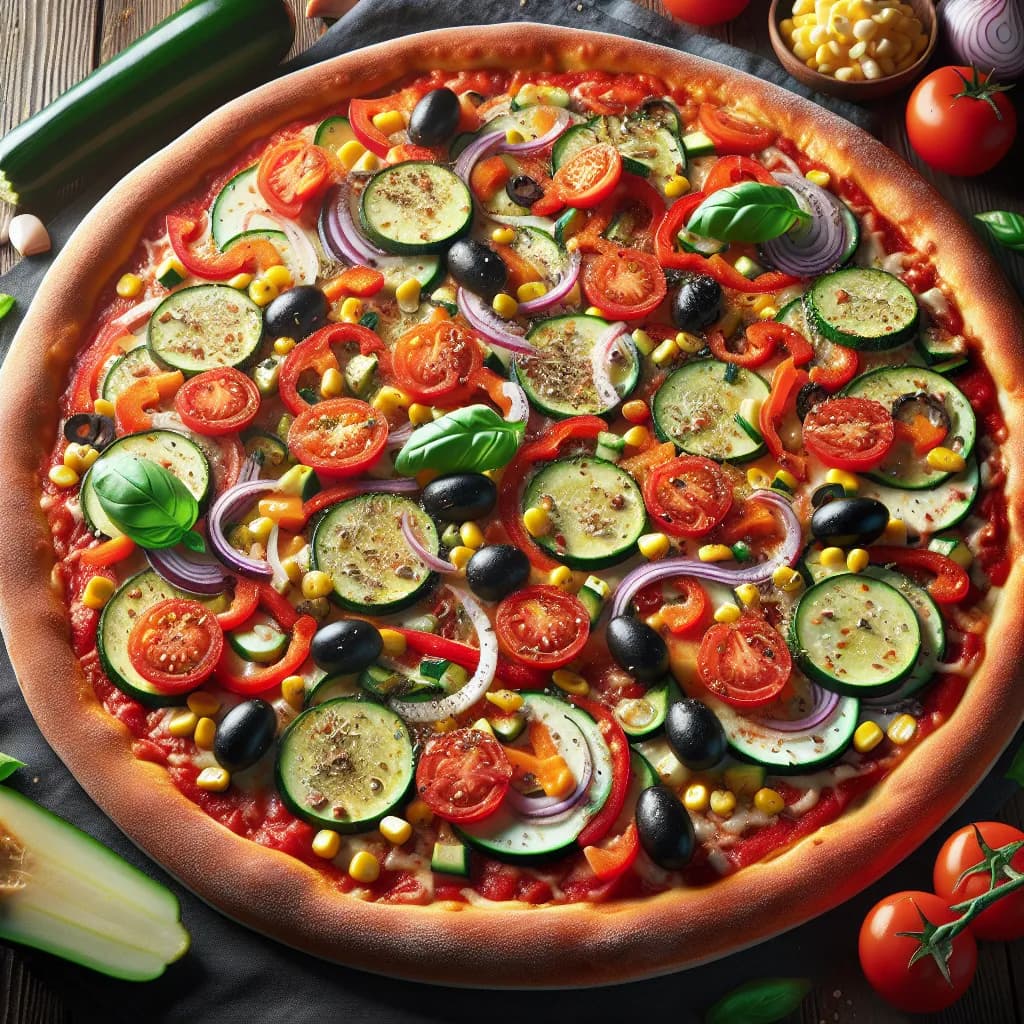 Gluten-Free Veggie Pizza